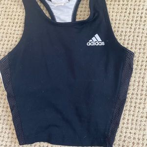 ADIDAS cropped workout tank, size M